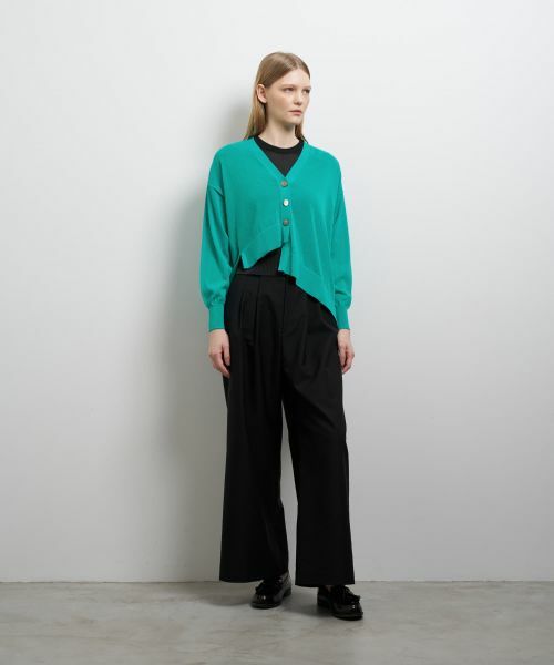 LANVIN en Bleu / ランバン オン ブルー カーディガン・ボレロ | アシンメヘムカーディガン | 詳細8