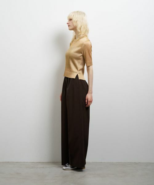 LANVIN en Bleu / ランバン オン ブルー ニット・セーター | プリーツハーフスリーブニット | 詳細13