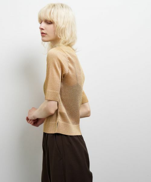 LANVIN en Bleu / ランバン オン ブルー ニット・セーター | プリーツハーフスリーブニット | 詳細15