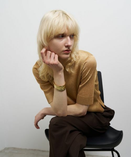 LANVIN en Bleu / ランバン オン ブルー ニット・セーター | プリーツハーフスリーブニット | 詳細17