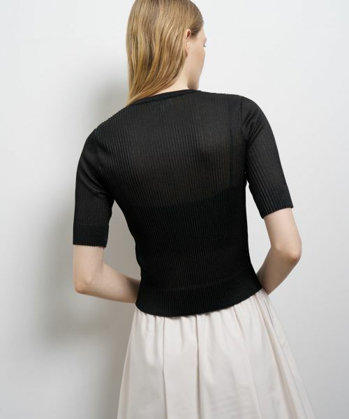 LANVIN en Bleu / ランバン オン ブルー ニット・セーター | プリーツハーフスリーブニット | 詳細5