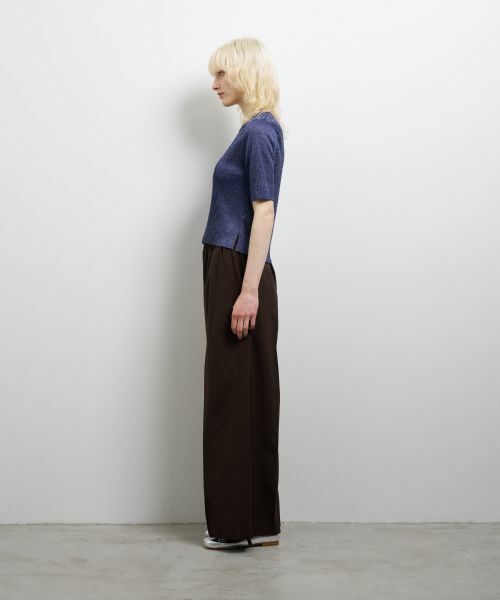 LANVIN en Bleu / ランバン オン ブルー ニット・セーター | プリーツハーフスリーブニット | 詳細8