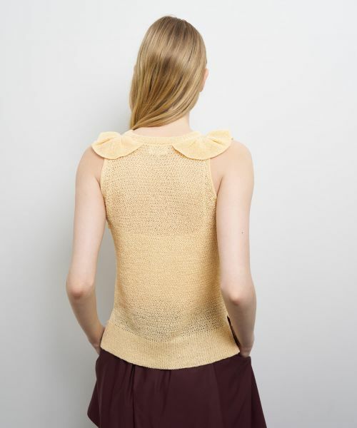 LANVIN en Bleu / ランバン オン ブルー ニット・セーター | フリルノースリーブニット | 詳細13