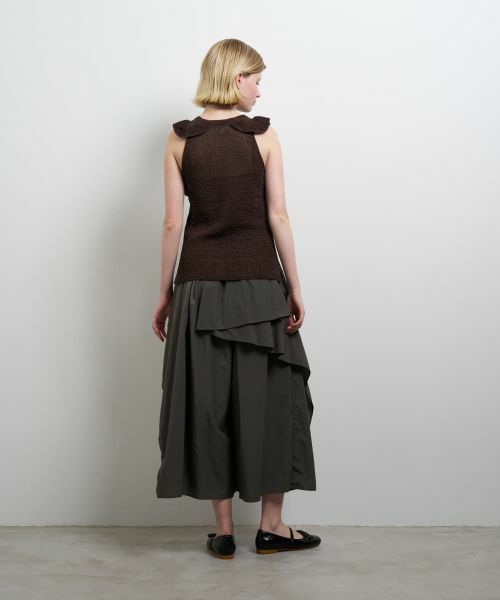 LANVIN en Bleu / ランバン オン ブルー ニット・セーター | フリルノースリーブニット | 詳細17