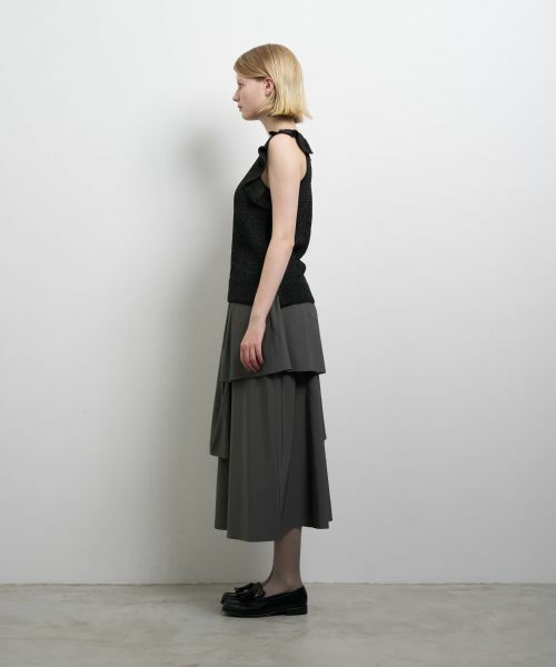 LANVIN en Bleu / ランバン オン ブルー ニット・セーター | フリルノースリーブニット | 詳細2