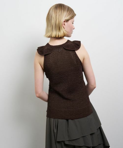 LANVIN en Bleu / ランバン オン ブルー ニット・セーター | フリルノースリーブニット | 詳細20