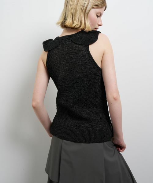 LANVIN en Bleu / ランバン オン ブルー ニット・セーター | フリルノースリーブニット | 詳細6