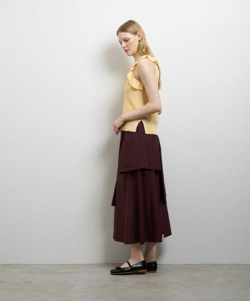 LANVIN en Bleu / ランバン オン ブルー ニット・セーター | フリルノースリーブニット | 詳細9