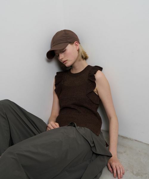 LANVIN en Bleu / ランバン オン ブルー その他小物 | 【LIMONTA】ライトタフタキャップ | 詳細3