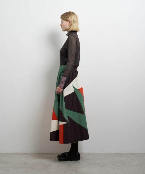 LANVIN en Bleu / ランバン オン ブルー ロング・マキシ丈スカート | LES MOUETTESフレアスカート | 詳細2