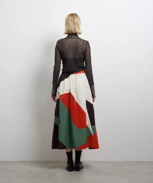 LANVIN en Bleu / ランバン オン ブルー ロング・マキシ丈スカート | LES MOUETTESフレアスカート | 詳細3