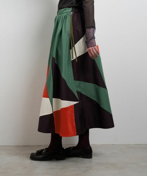 LANVIN en Bleu / ランバン オン ブルー ロング・マキシ丈スカート | LES MOUETTESフレアスカート | 詳細4