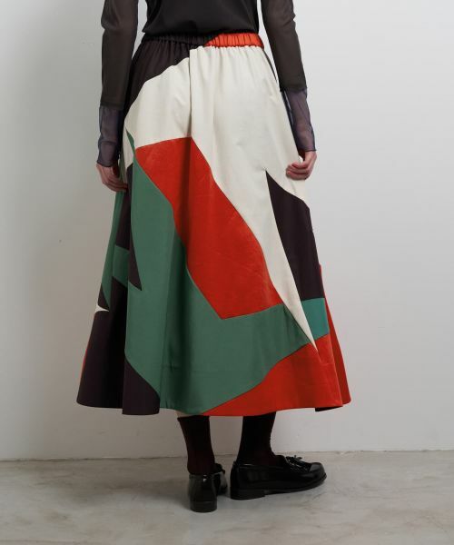 LANVIN en Bleu / ランバン オン ブルー ロング・マキシ丈スカート | LES MOUETTESフレアスカート | 詳細5