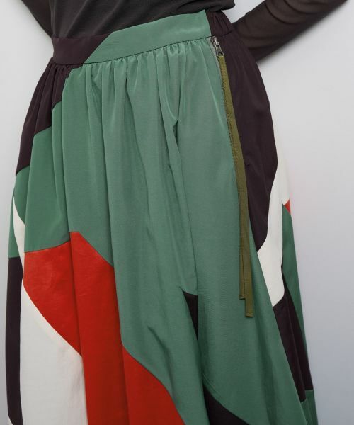 LANVIN en Bleu / ランバン オン ブルー ロング・マキシ丈スカート | LES MOUETTESフレアスカート | 詳細6