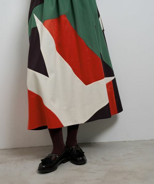 LANVIN en Bleu / ランバン オン ブルー ロング・マキシ丈スカート | LES MOUETTESフレアスカート | 詳細7