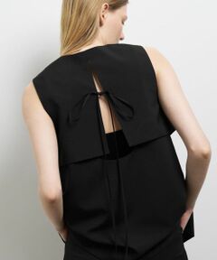 LANVIN en Bleu / ランバン オン ブルー シャツ・ブラウス | ドライポリエステルバックオープンベスト