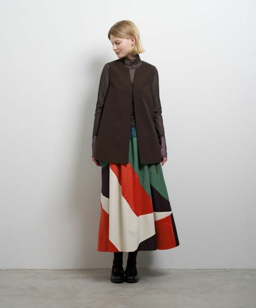 LANVIN en Bleu / ランバン オン ブルー シャツ・ブラウス | ドライポリエステルバックオープンベスト | 詳細1