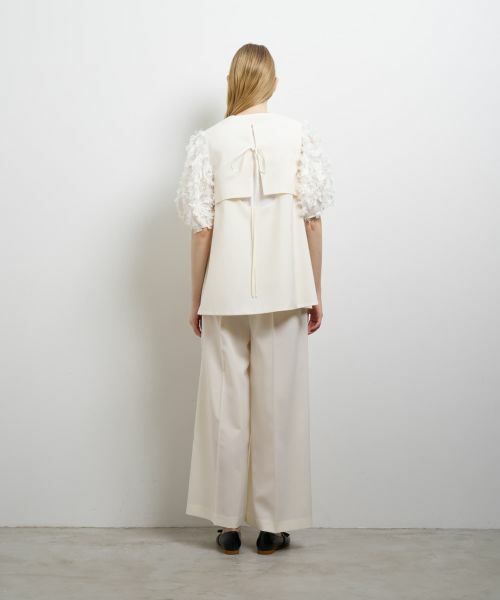 LANVIN en Bleu / ランバン オン ブルー シャツ・ブラウス | ドライポリエステルバックオープンベスト | 詳細11