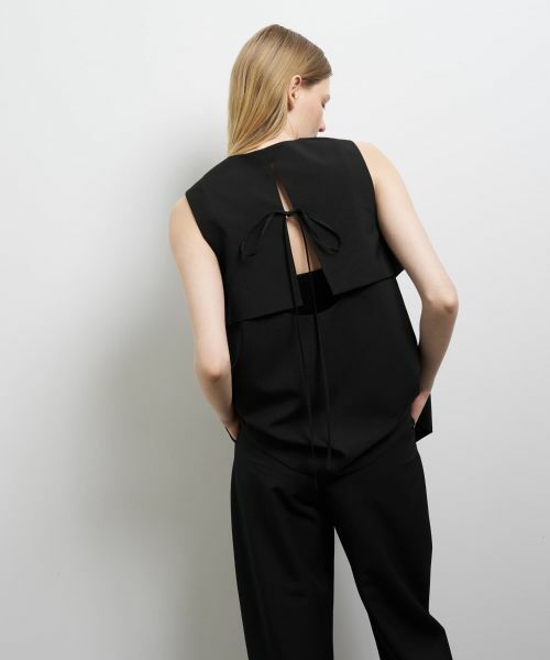 LANVIN en Bleu / ランバン オン ブルー シャツ・ブラウス | ドライポリエステルバックオープンベスト | 詳細22