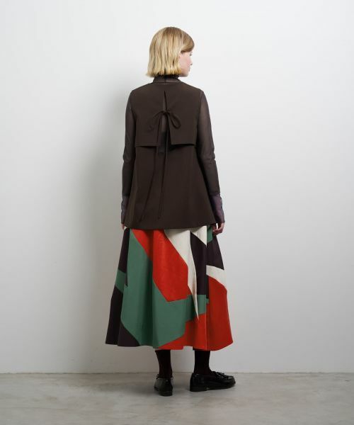 LANVIN en Bleu / ランバン オン ブルー シャツ・ブラウス | ドライポリエステルバックオープンベスト | 詳細3