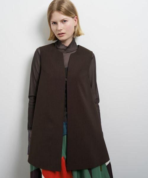 LANVIN en Bleu / ランバン オン ブルー シャツ・ブラウス | ドライポリエステルバックオープンベスト | 詳細4