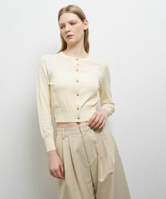 LANVIN en Bleu / ランバン オン ブルー カーディガン・ボレロ | メタルボタンベーシックカーディガン