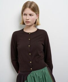 LANVIN en Bleu / ランバン オン ブルー カーディガン・ボレロ | メタルボタンベーシックカーディガン