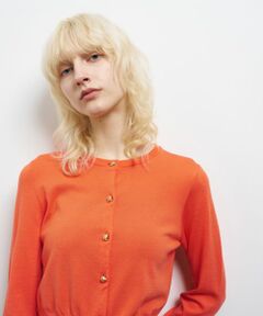 LANVIN en Bleu / ランバン オン ブルー カーディガン・ボレロ | メタルボタンベーシックカーディガン