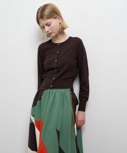 LANVIN en Bleu / ランバン オン ブルー カーディガン・ボレロ | メタルボタンベーシックカーディガン | 詳細12