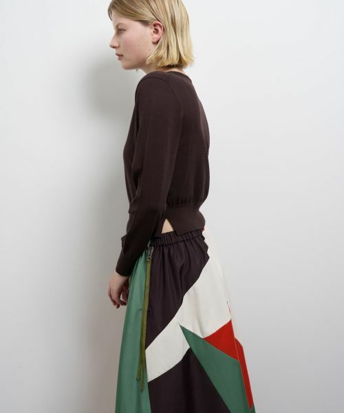 LANVIN en Bleu / ランバン オン ブルー カーディガン・ボレロ | メタルボタンベーシックカーディガン | 詳細13