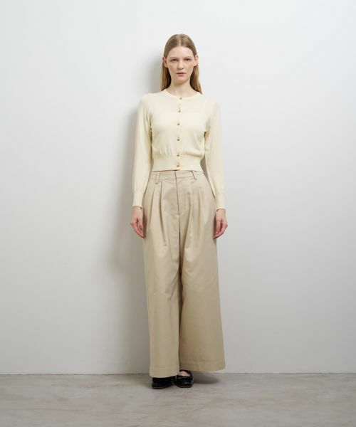 LANVIN en Bleu / ランバン オン ブルー カーディガン・ボレロ | メタルボタンベーシックカーディガン | 詳細15