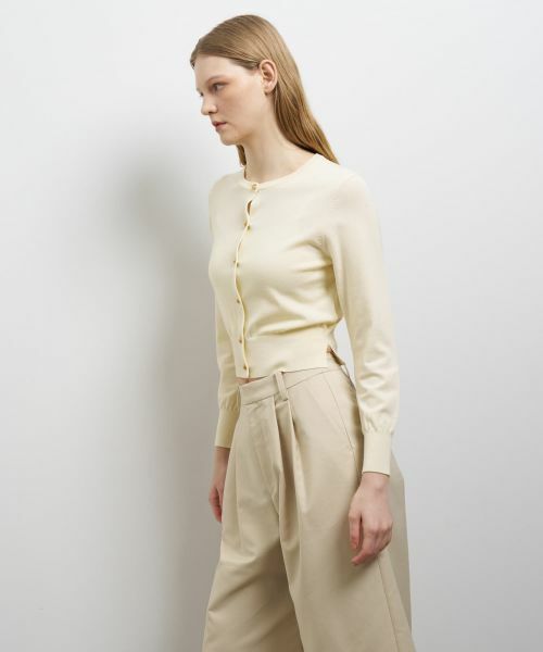 LANVIN en Bleu / ランバン オン ブルー カーディガン・ボレロ | メタルボタンベーシックカーディガン | 詳細18