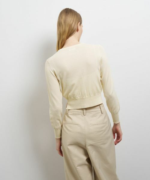 LANVIN en Bleu / ランバン オン ブルー カーディガン・ボレロ | メタルボタンベーシックカーディガン | 詳細19