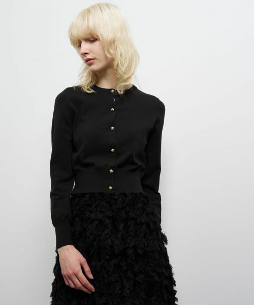 LANVIN en Bleu / ランバン オン ブルー カーディガン・ボレロ | メタルボタンベーシックカーディガン | 詳細25