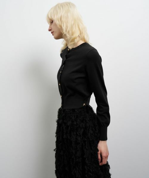 LANVIN en Bleu / ランバン オン ブルー カーディガン・ボレロ | メタルボタンベーシックカーディガン | 詳細26