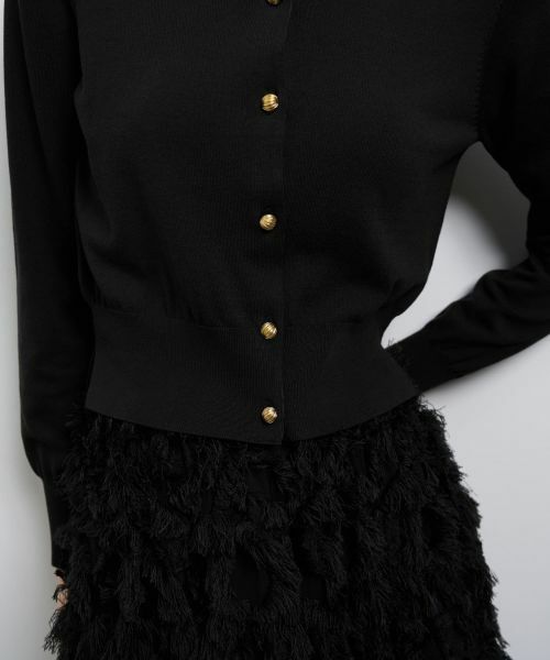LANVIN en Bleu / ランバン オン ブルー カーディガン・ボレロ | メタルボタンベーシックカーディガン | 詳細28
