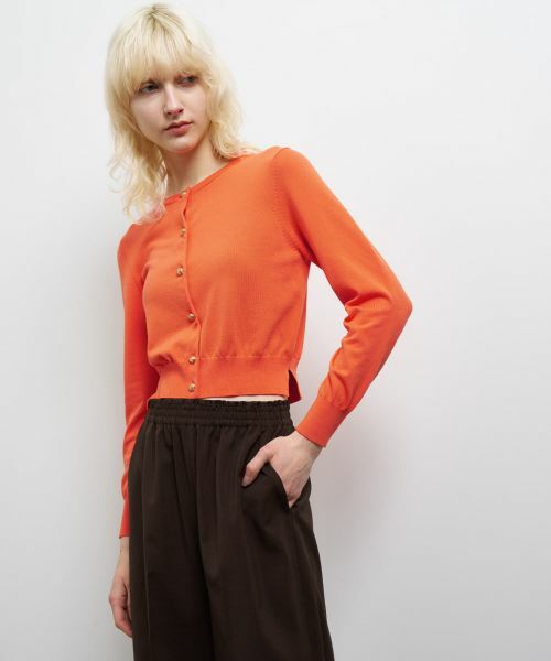 LANVIN en Bleu / ランバン オン ブルー カーディガン・ボレロ | メタルボタンベーシックカーディガン | 詳細4