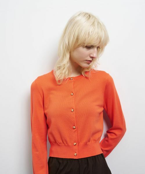 LANVIN en Bleu / ランバン オン ブルー カーディガン・ボレロ | メタルボタンベーシックカーディガン | 詳細7