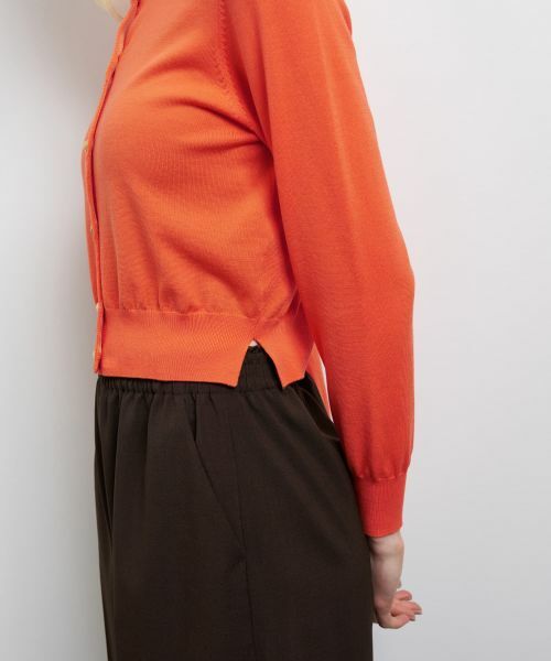 LANVIN en Bleu / ランバン オン ブルー カーディガン・ボレロ | メタルボタンベーシックカーディガン | 詳細8