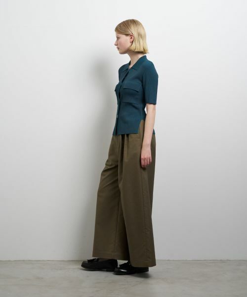 LANVIN en Bleu / ランバン オン ブルー カーディガン・ボレロ | リブポロニット | 詳細2