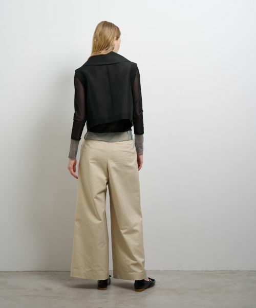 LANVIN en Bleu / ランバン オン ブルー テーラードジャケット | シアーショートベスト | 詳細11