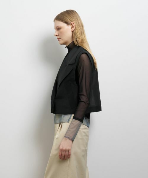LANVIN en Bleu / ランバン オン ブルー テーラードジャケット | シアーショートベスト | 詳細13