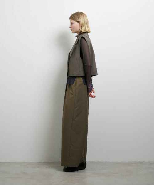 LANVIN en Bleu / ランバン オン ブルー テーラードジャケット | シアーショートベスト | 詳細2