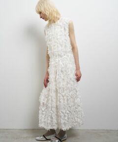 LANVIN en Bleu / ランバン オン ブルー ドレス | ロングカットジャガードワンピース