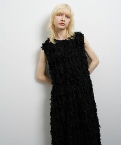 LANVIN en Bleu / ランバン オン ブルー ドレス | ロングカットジャガードワンピース