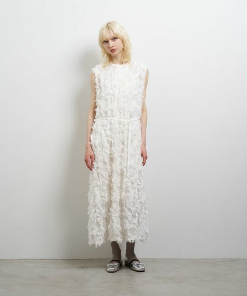 LANVIN en Bleu / ランバン オン ブルー ドレス | ロングカットジャガードワンピース | 詳細1