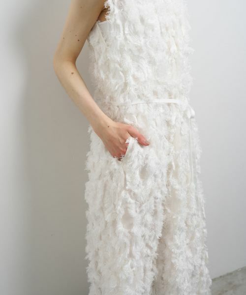 LANVIN en Bleu / ランバン オン ブルー ドレス | ロングカットジャガードワンピース | 詳細6