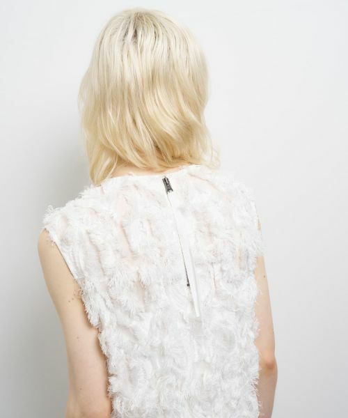 LANVIN en Bleu / ランバン オン ブルー ドレス | ロングカットジャガードワンピース | 詳細7