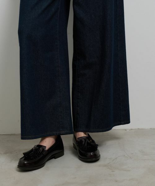 LANVIN en Bleu / ランバン オン ブルー その他パンツ | アジャスターデニムパンツ | 詳細10