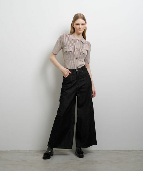 LANVIN en Bleu / ランバン オン ブルー その他パンツ | アジャスターデニムパンツ | 詳細11